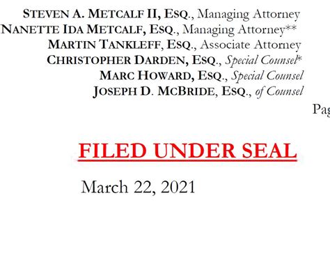 Indictment Under Seal